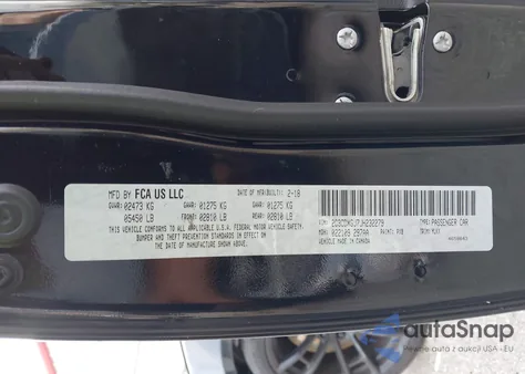 2018 Dodge Charger Daytona 392 Rwd from USA, damaged, VIN 2C3CDXGJ7JH232279